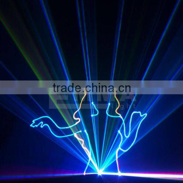New Mini 600MW RGB Full Color Laser Light , High Power 600MW RGB Animation Laser Projector , Dj Disco Club Stage Christmas Show