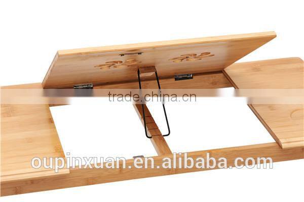 2014 newest factory supplier new portable folding bamboo laptop table ,notebook table.