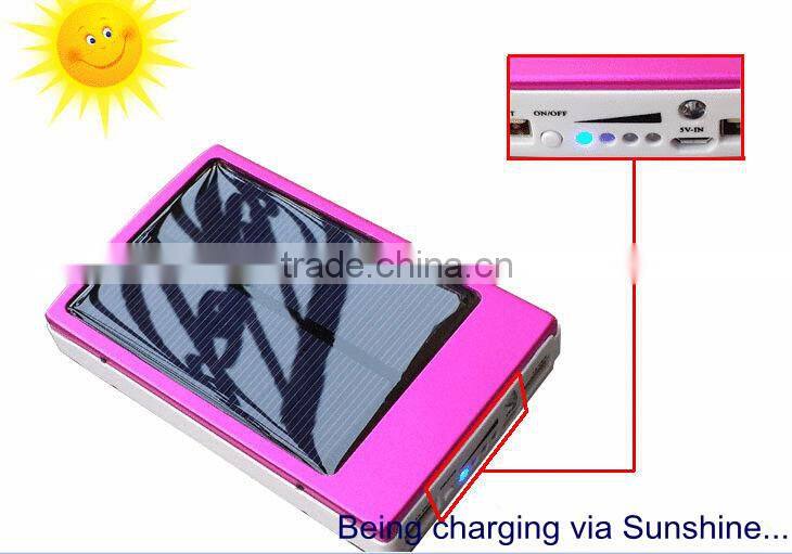 Factory supply 30000mah solar charger for samsung tablet mobile