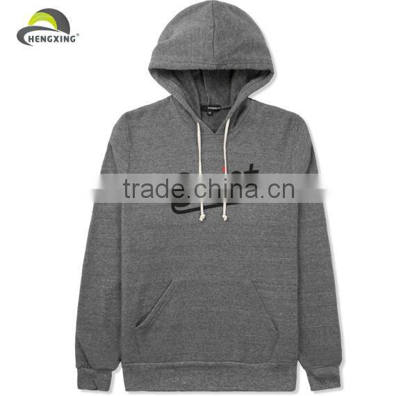 Custom high quality men plain hoodies