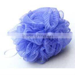 PE mesh bath sponge , bath ball producing rich foam