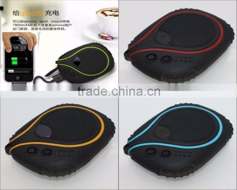 new products 2016 power bank 7800mah IP67 Waterproof solar charger Using Samsung 2600 mah 18650 li ion battery