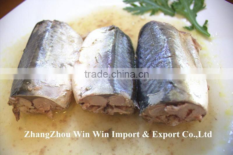 Chinese Canned Mackerel in Natural Oil to Samoa