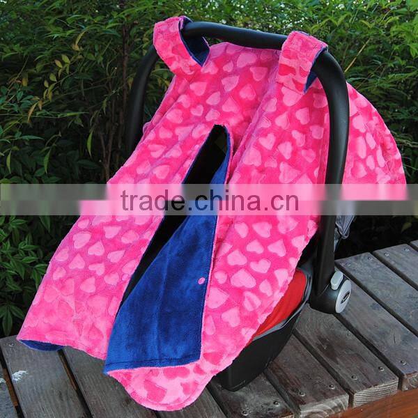Wholesale 2016 New Fashion Polyester Hot Pink Heart Bubble Fabric