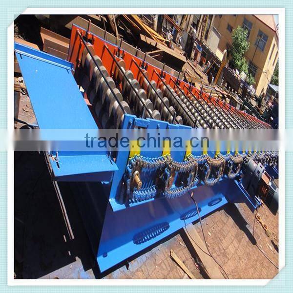 0.8 - 1.5mm Steel Deck Roll Forming Machine For Floor Decking Sheets