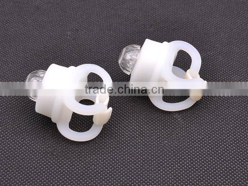 Silicone White LED Bicycle Light for Outdoor Wholesale