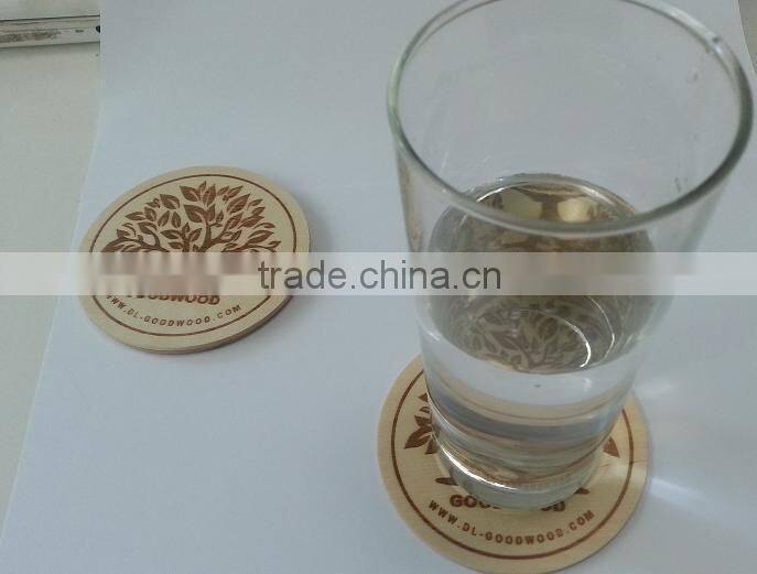 2015 hot-selling Round wooden Tea, Coffee Cup Coaster