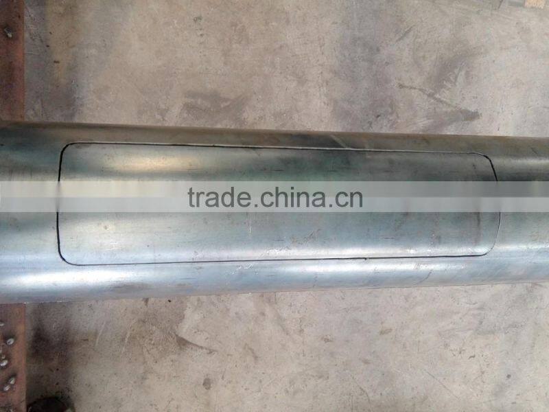 street lighting pole checking door cutting details