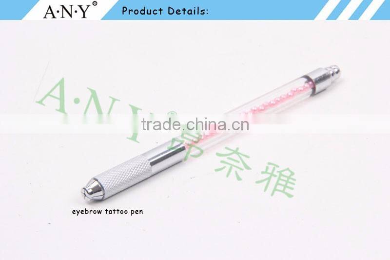 ANY Pearl Handle Eyebrow Embroidery Makeup Tattoo Microblading Pen and Blades
