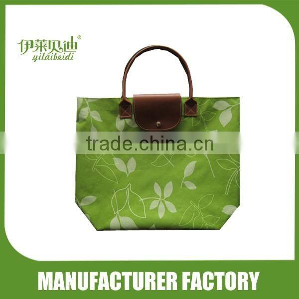 Folding shopping bags / nylon foldable shopping bags