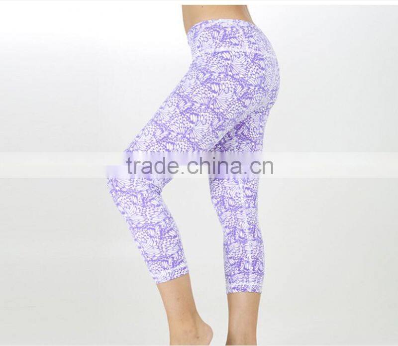 High quality polyester spandex custom copressiom tights sublimation sportswear