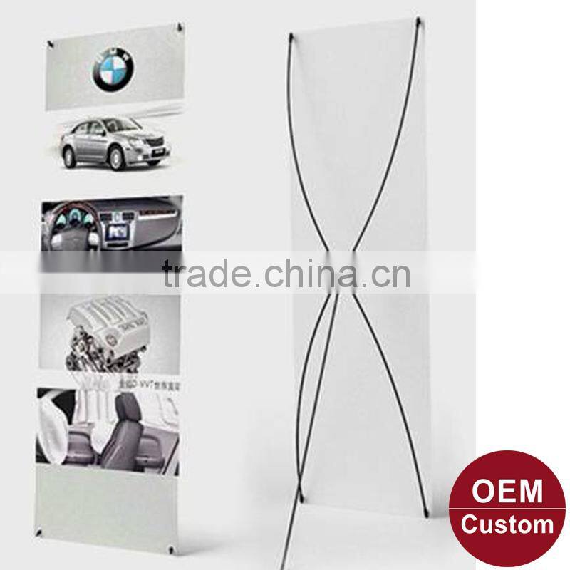 full color X display banner stand