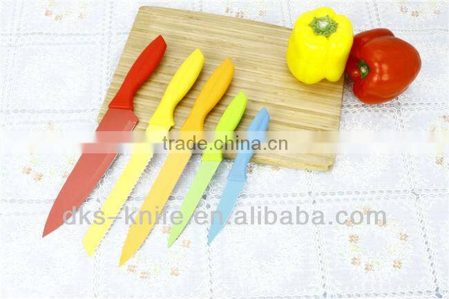 KP1303GB6 Set of 6pcs with Gift Box Non-Stick Stainless Steel color knife set