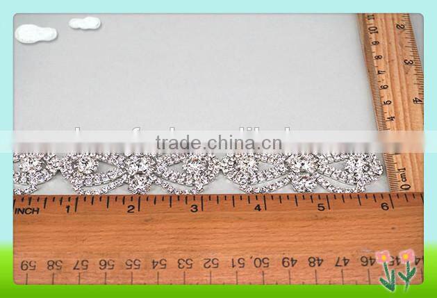 Cheerfeel bling bling decorative rhinestone bridal trimmings chain