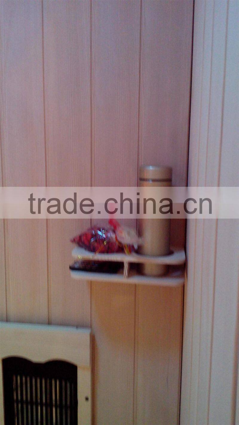 1 people hemlock material ceramic heater infrared sauna room