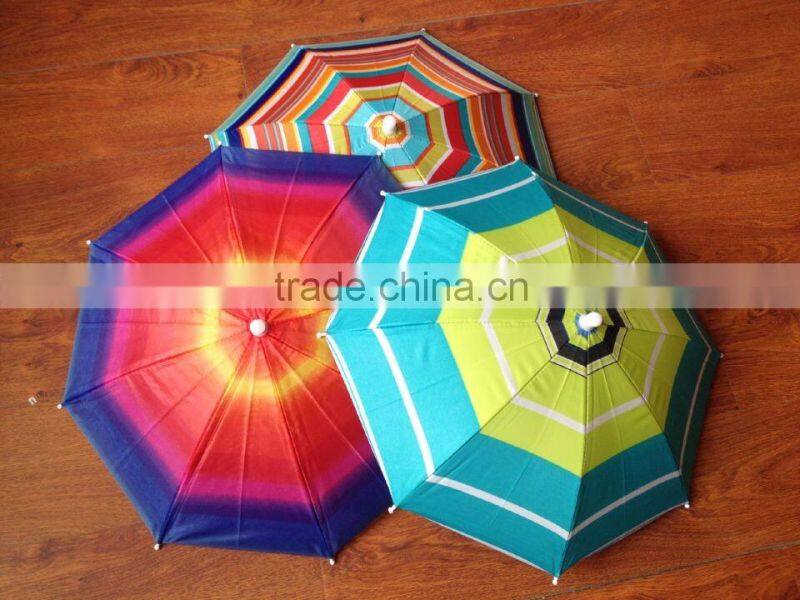 World cup UV High quality small hat umbrella