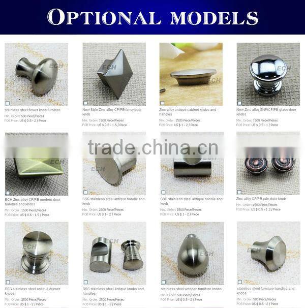 New Zinc alloy SNP/CP/PB aluminium door knobs