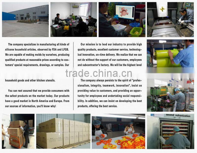 FDA LFGB Approved Colorful Silicone Mold For Cake and Donut