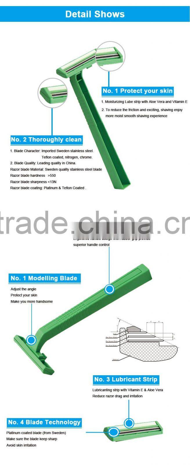 High Quality Fashion Design Double Edge Blade Metal Shaving Razor