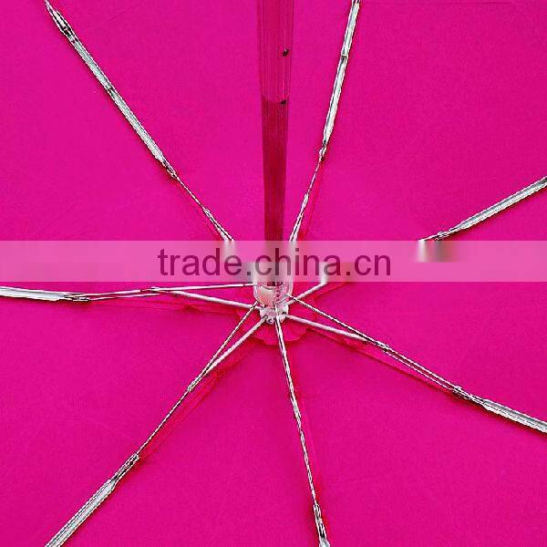 cheap manual open advertising 3 fold umbrella