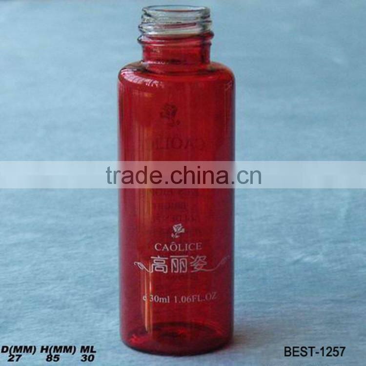 30 ml painted glass bottle accept one to three color silk printing