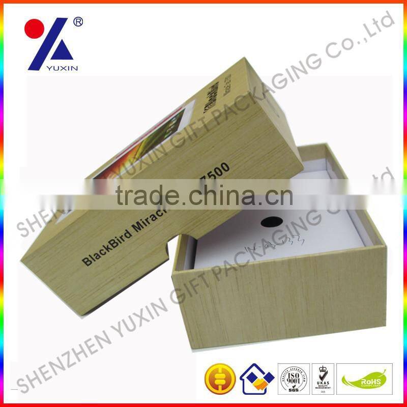 2014 Customized Design Electronic Paper Boxes / Cellphone Case Packing Paper Boxes/Phone Case Hardboard Paper Packing Box