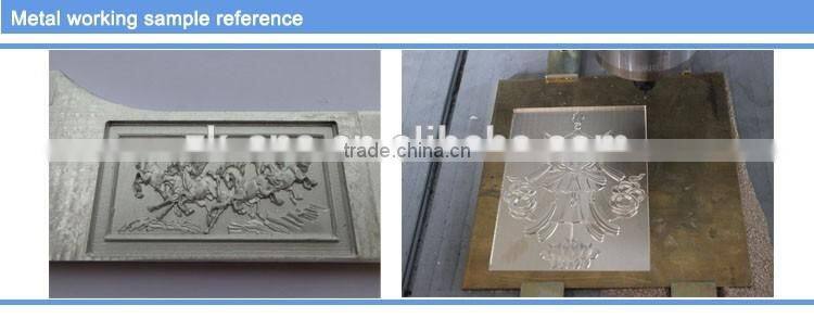 Jinan factory supplier hot sale small metal engraver cnc router with working table moving ZK-6060