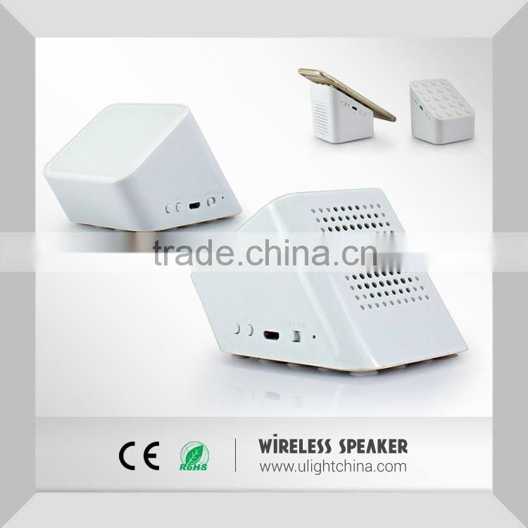 2016 Newest bluetooth wireles sspeaker with suction cup Mobile holder Outdoor portable colorful new Promotional Gift