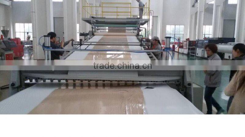 PVC marble board making machine/PVC marble board profile line/PVC stone sheet extrusion line