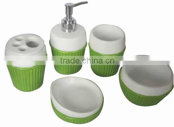 kids resin bath accessories set