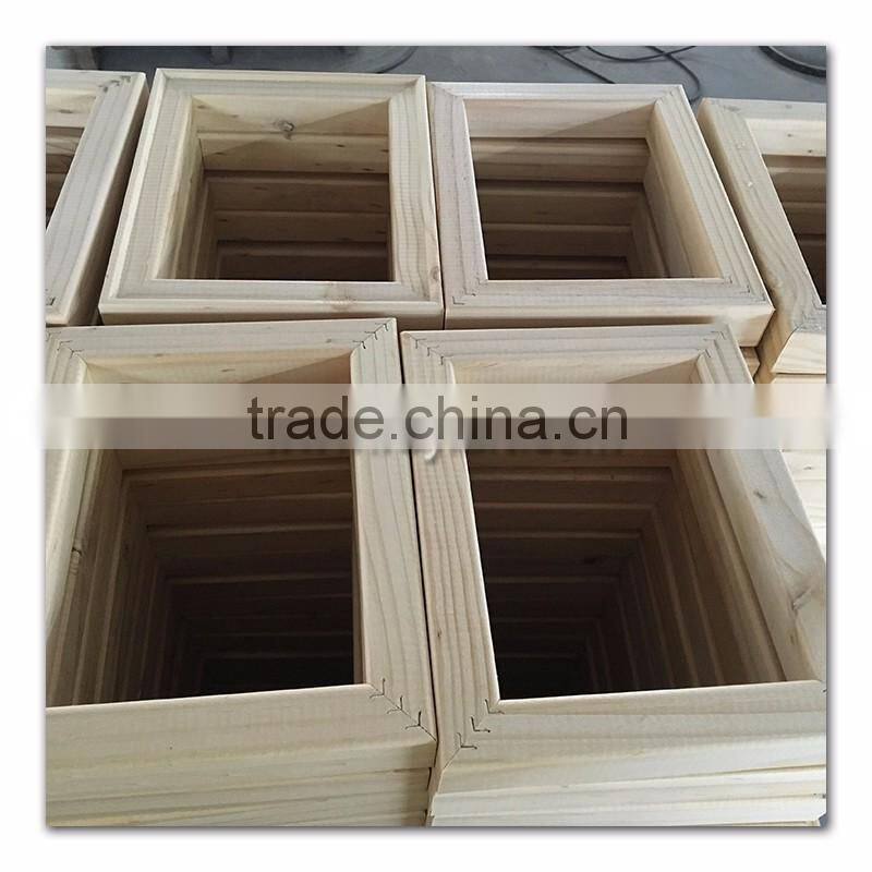 China supplier canvas stretcher bar painting use wood frame