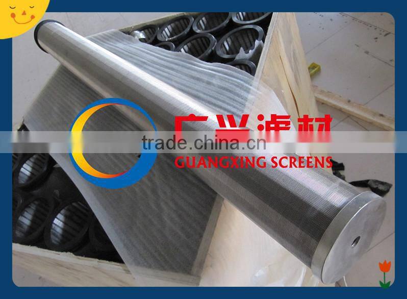 Hot sale 20 micron Johnson wedge wire filter elements for bewery filtration