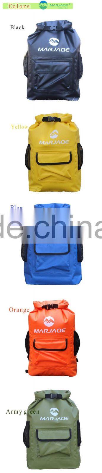 22Liter tarpaulin Waterproof Dry Bag backpack with padded shoulder straps