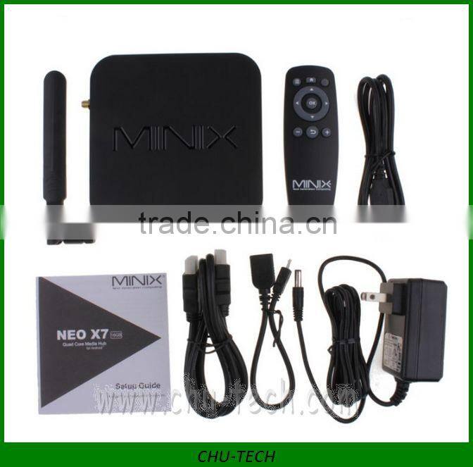 Minix neo x7 MINI TV Box Quad core RK3188 1.6GHz android 4.22GB/16GB Built in Bluetooth RJ45 OTG XBMC HDMI