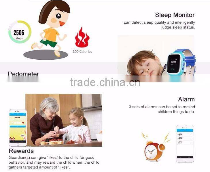 child watch phone manufacture A3 sos geo fence gps tracker watch with gsm sim slot
