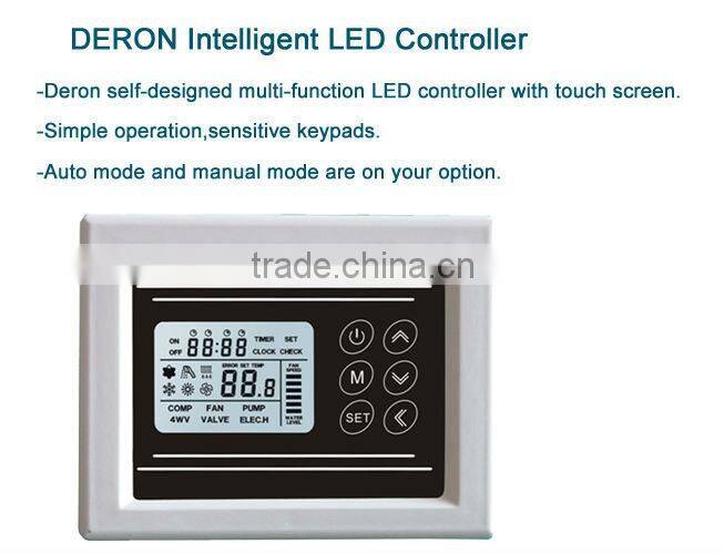 Quality certified DERON household monoblock air source heat pump water heater with home heating