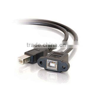 2.0 Printer USB Panel Mount Type B Cable
