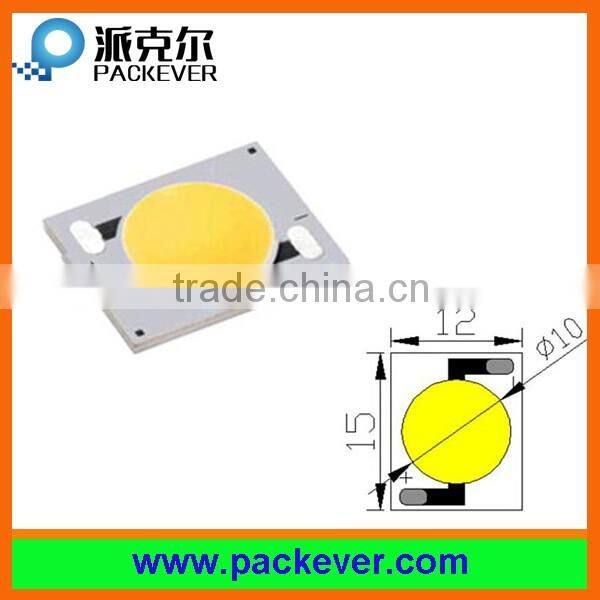 High power 12x15mm flip chip COB LED diode lamp 500-3200lm 36V-38.4V