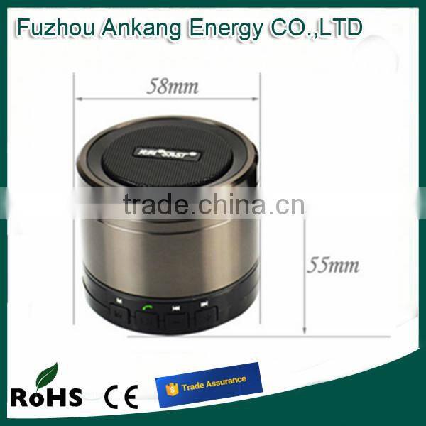 2015 new red mini mental bluetooth speaker without led light with mini speaker instruction