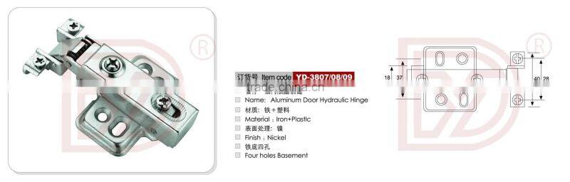 Small hydraulic cabinet hinge/furniture hinge