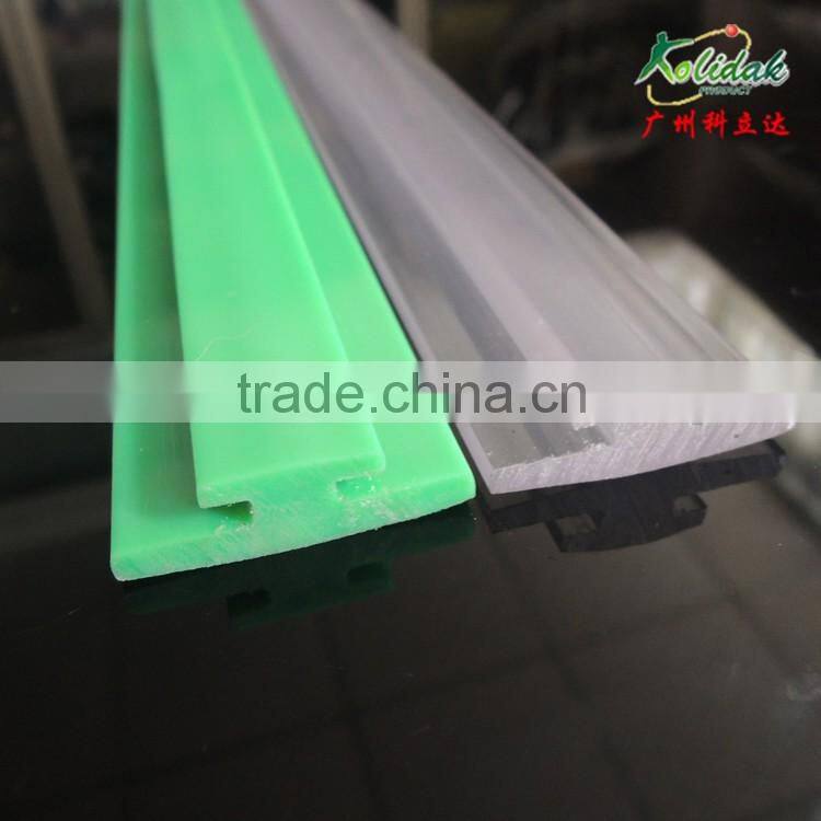 Plastic extrusion PE/PVC green plastic profile