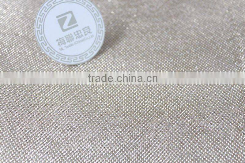 Viscose fabric viscose poly golden fabric new fashion fabric 2016 for women's apparel shinny fabric for girls party dresses
