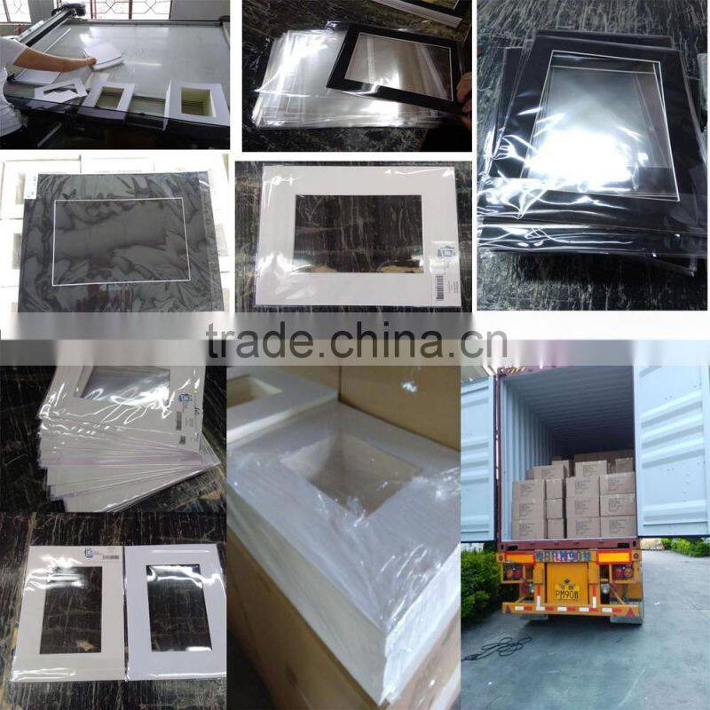 acid free pre-cut cream collage mat board/mat board in frame/mat board albums