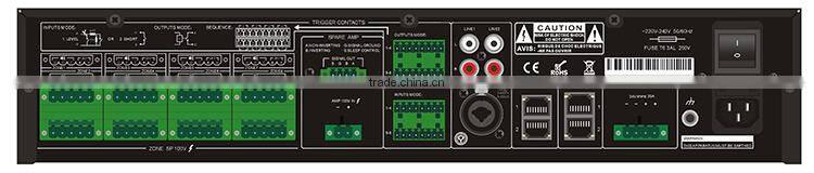 Fire alarm system digital 8 zone 500 watt amplifier
