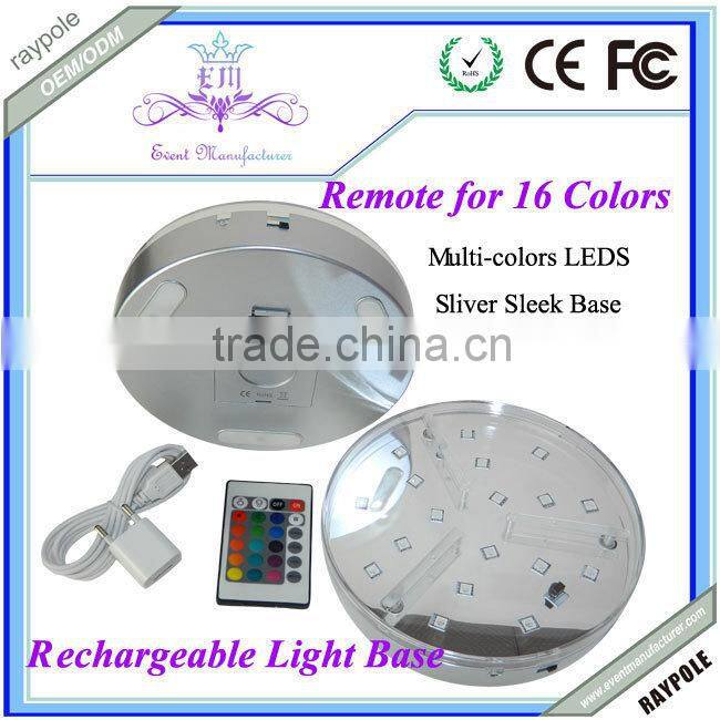 Multicolor Rechargeble LED Glass Wine Bottle Light For Bar Bottle