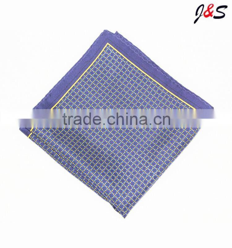 2016 for men custom 100% silk embroidered handkerchief, flower design handkerchief drawing handkerchief, WPF197A