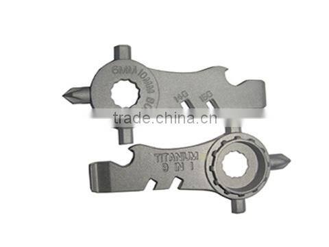 mini titanium multi tool,multifunctional Titanium Bicycle tool