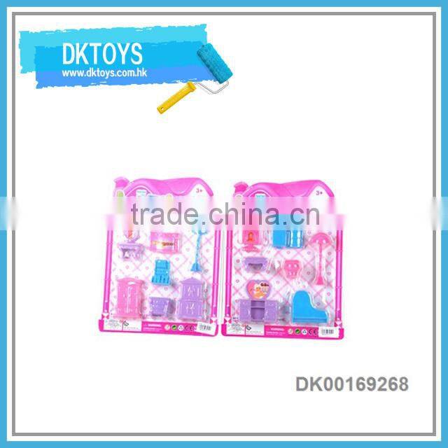 Non-toxic Plastic Furniture Play Set Small Furniture Toy