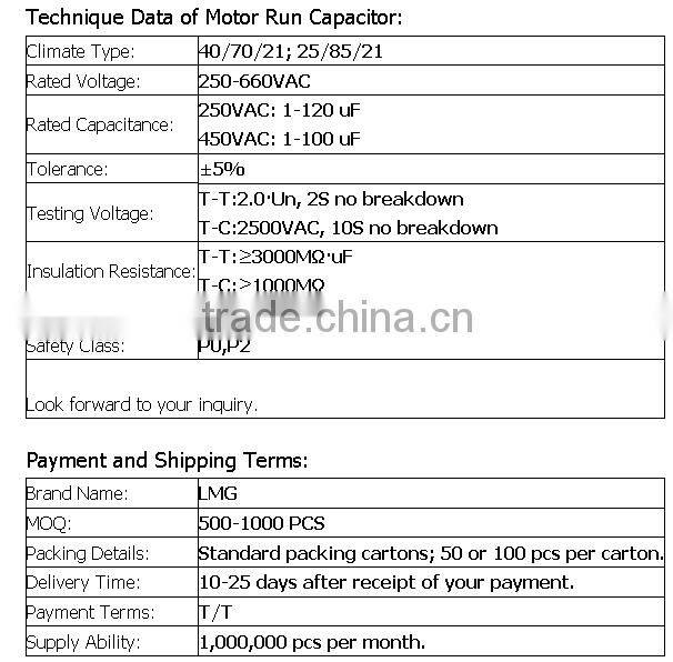 2014 new design china ac capacitor factory