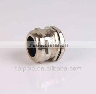 2013 New waterproof electric brass cable gland with rubber seal